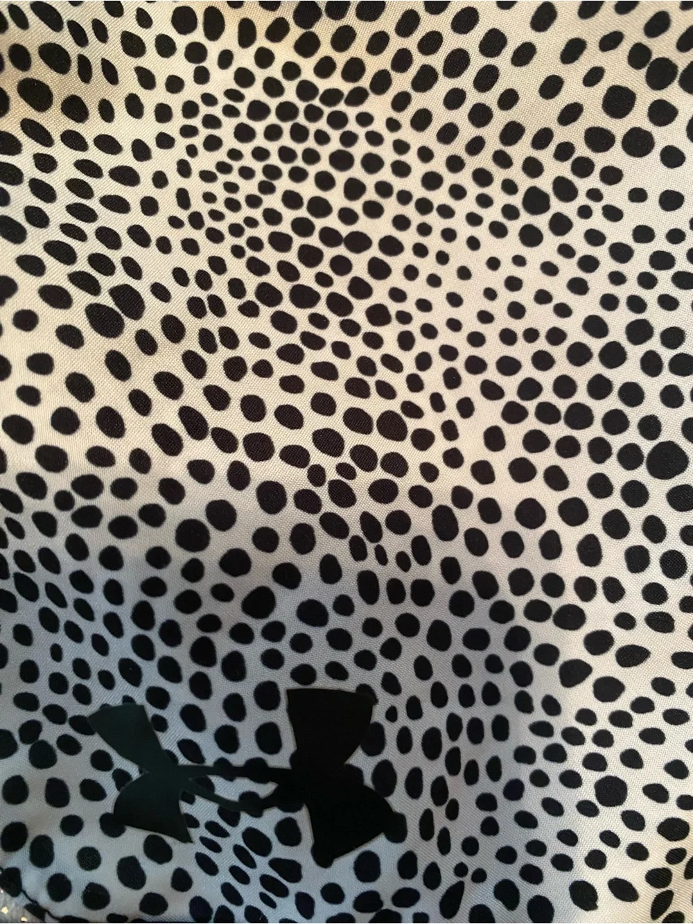 Under Armour Women’s Black & White Dot Print Athletic Shorts